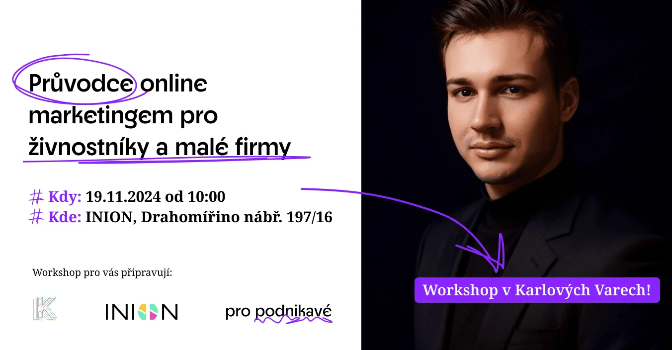 Workshop Průvodce online marketingem pro živnostníky a malé firmy